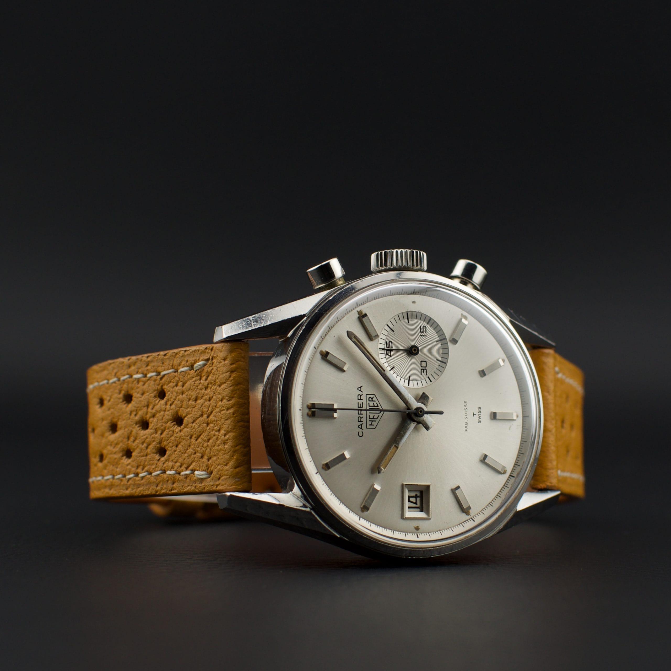 HEUER Carrera Dato 45 "Double Swiss" – Image 3