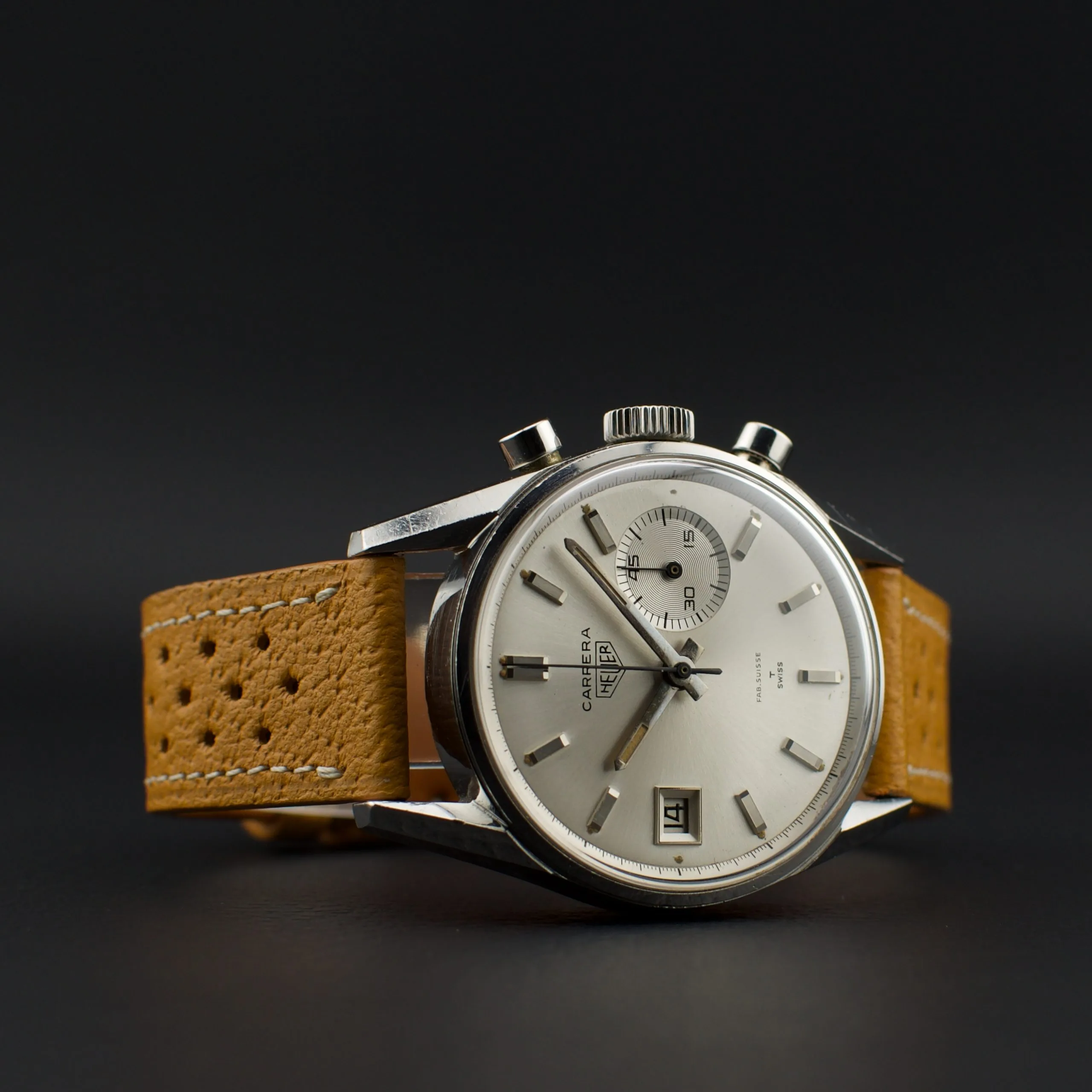 HEUER Carrera Dato 45 "Double Swiss" – Image 3