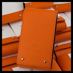 Etui cuir pour une montre