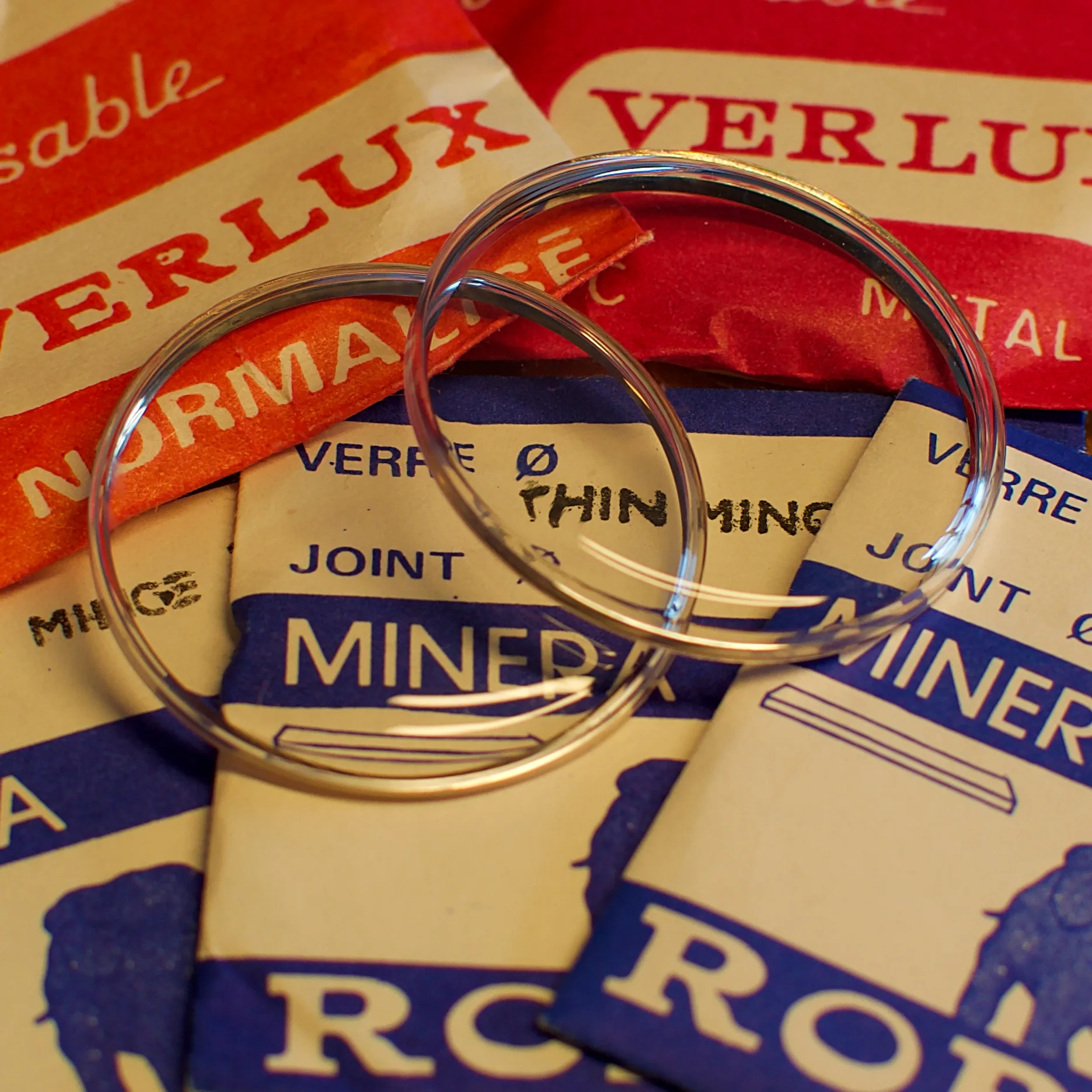Les verres en horlogerie